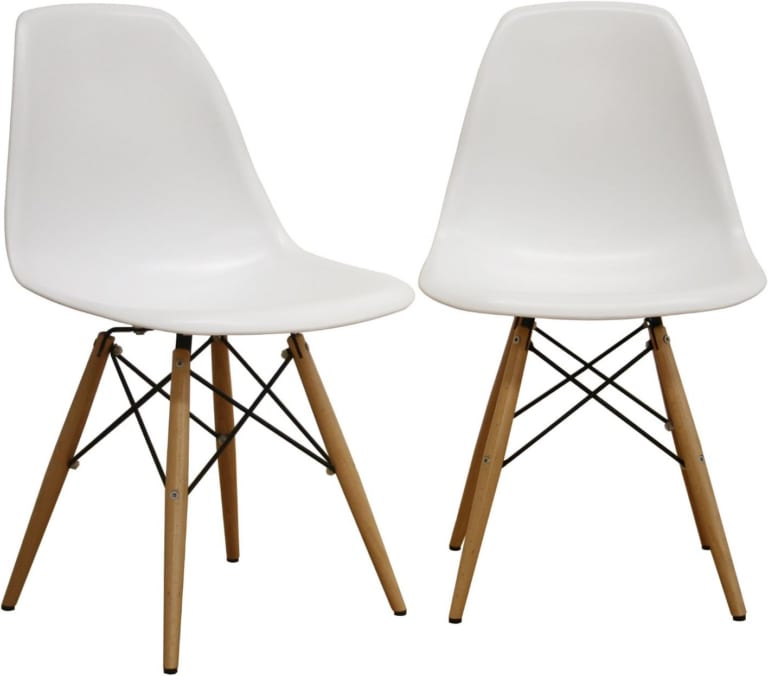 Pair Of Eames Style Chairs
